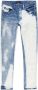 Purple Brand Jeans met verfspatten Blauw - Thumbnail 1