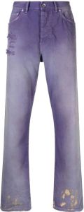 Purple Brand Gerafelde jeans Paars