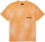 Purple Brand T-shirt met logoprint Oranje - Thumbnail 1