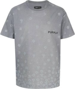 Purple Brand T-shirt met print Grijs