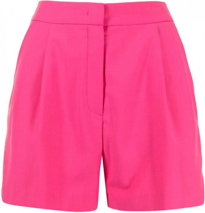 PushBUTTON Shorts met geplooid detail Roze