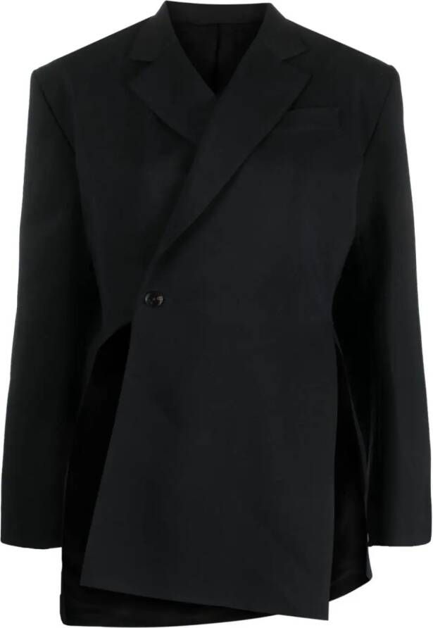 QUIRA Asymmetrische blazer Zwart