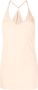 Quire Tanktop met U-hals Beige - Thumbnail 1