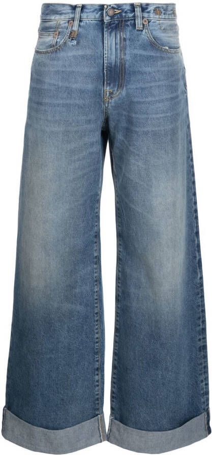 R13 Baggy jeans Blauw