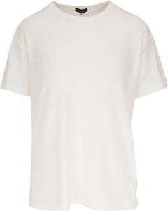 R13 T-shirt met ronde hals Beige