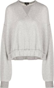 R13 Cropped sweater Grijs