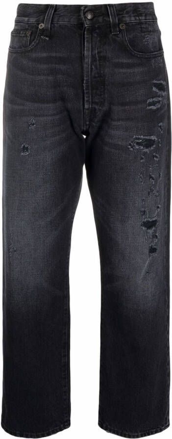 R13 High waist jeans Zwart