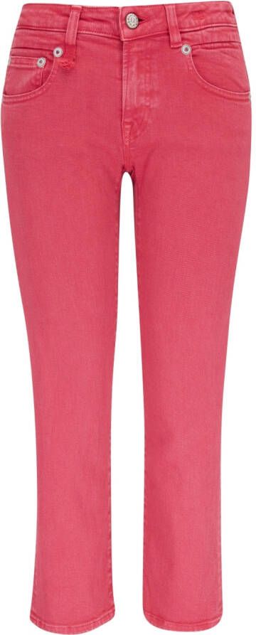 R13 Jeans met logopatch Roze