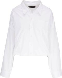 R13 pocket cotton shirt Wit