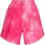 R13 Ribfluwelen shorts Roze - Thumbnail 1
