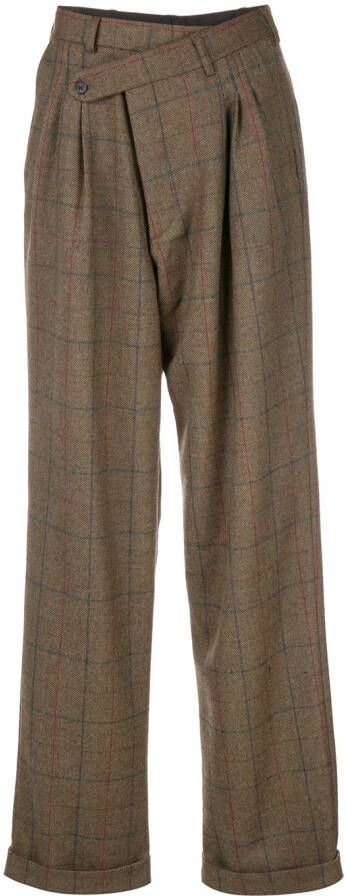 R13 Ruimvallende broek Groen