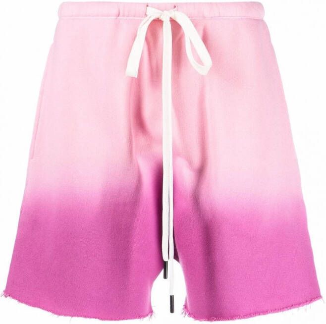 R13 Shorts met trekkoord Roze