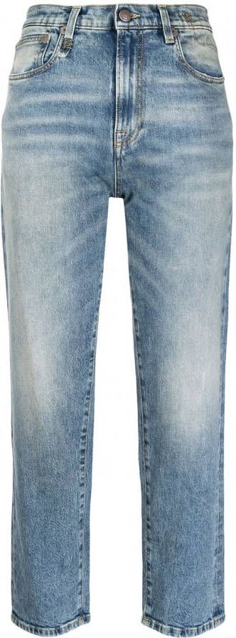 R13 Straight jeans Blauw