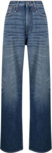 R13 Jeans met wijde pijpen Blauw