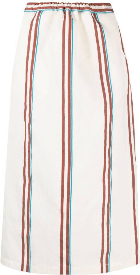 Rachel Comey Gestreepte rok Beige