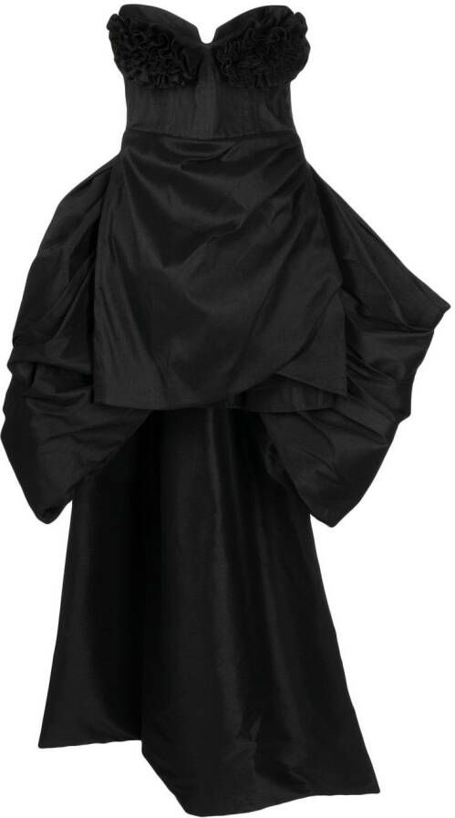 Rachel Gilbert Avondjurk met strikdetail Zwart