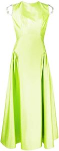 Rachel Gilbert Midi-jurk met kristallen Groen