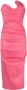 Rachel Gilbert Midi-jurk met ruches Roze - Thumbnail 1
