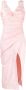 Rachel Gilbert Midi-jurk met ruches Roze - Thumbnail 1