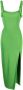 Rachel Gilbert Midi-jurk met vierkante hals Groen - Thumbnail 1