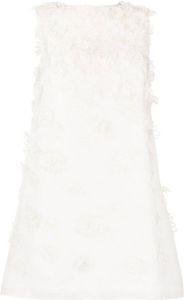 Rachel Gilbert Mini-jurk met bloemenpatch Wit