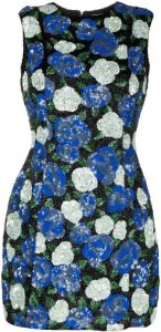 Rachel Gilbert Mini-jurk met bloemenprint Blauw