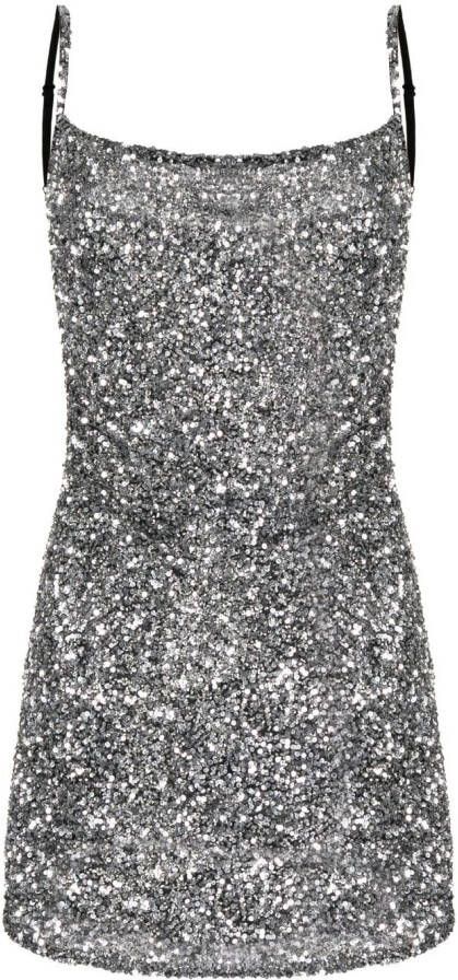 Rachel Gilbert Mini-jurk met pailletten Zilver