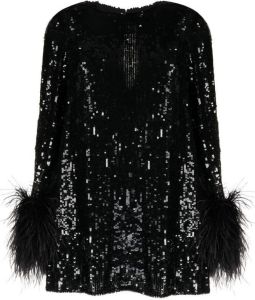 Rachel Gilbert Mini-jurk met pailletten Zwart