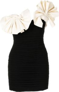 Rachel Gilbert Mini-jurk met ruches Zwart