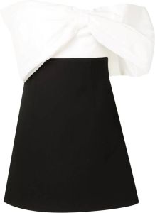 Rachel Gilbert Mini-jurk met strikdetail Zwart