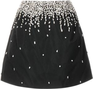 Rachel Gilbert Mini-rok verfraaid met kristallen Zwart