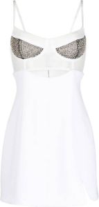 Rachel Gilbert Mouwloze mini-jurk Wit