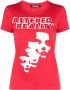 Raf Simons T-shirt met tekst Rood - Thumbnail 1