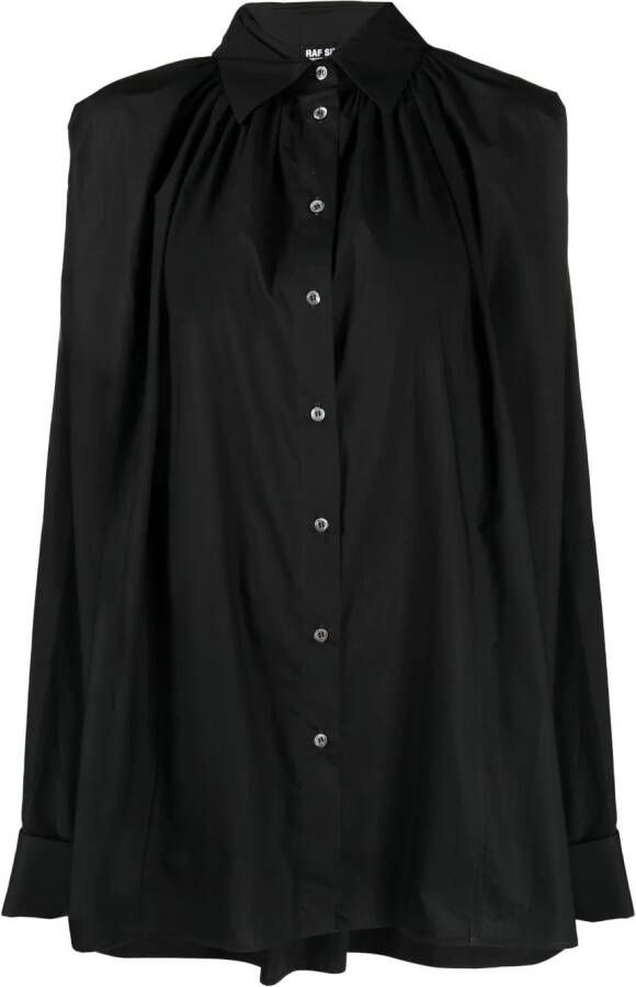 Raf Simons Button-down blouse Zwart