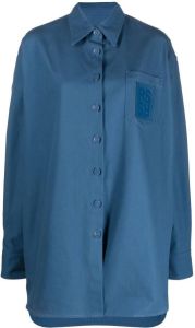 Raf Simons Denim blouse Blauw