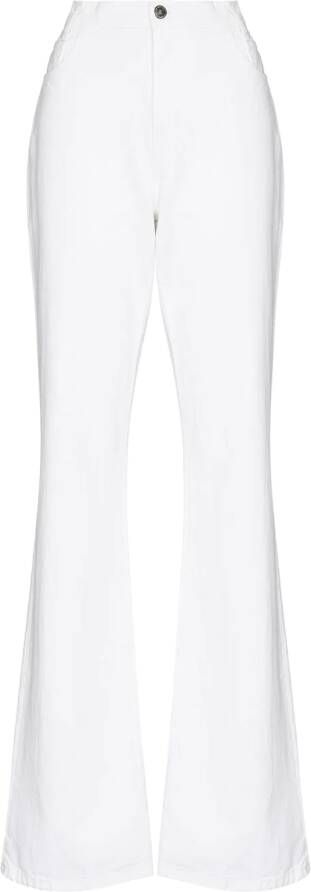 Raf Simons Flared jeans Wit