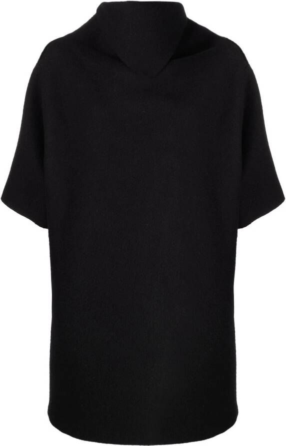 Raf Simons Jurk met geborduurd logo Zwart
