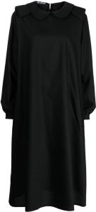 Raf Simons Midi-jurk met ronde kraag Zwart