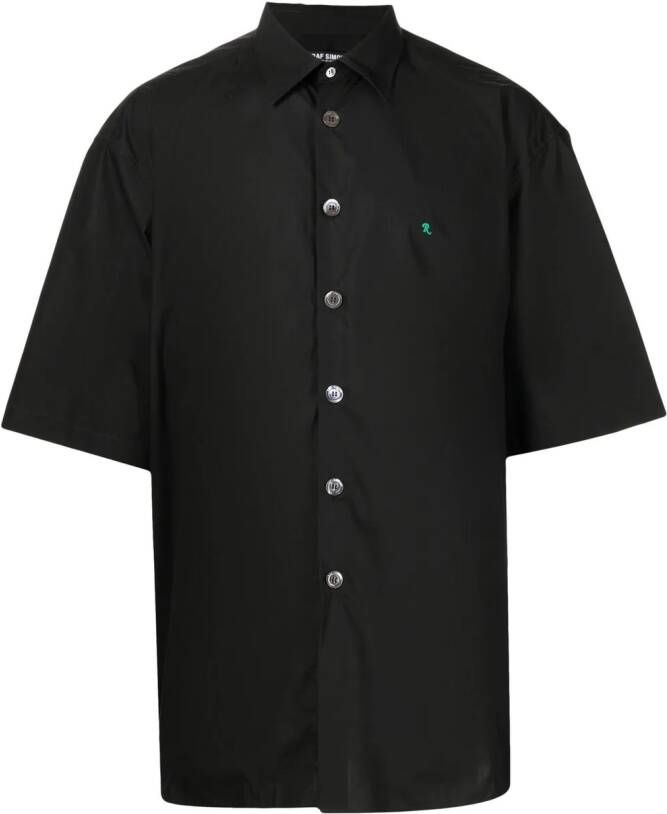 Raf Simons Overhemd met korte mouwen Zwart