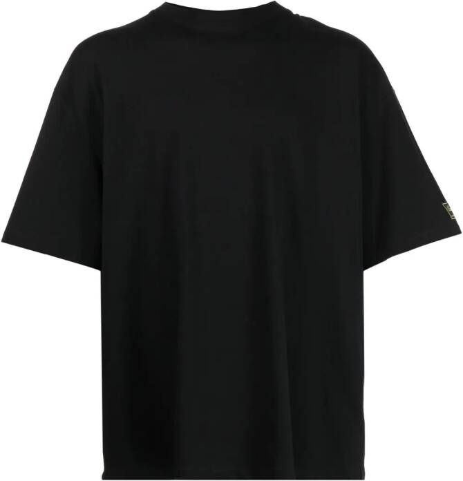 Raf Simons T-shirt met capuchon Zwart
