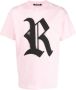Raf Simons T-shirt met logoprint Roze - Thumbnail 1