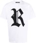 Raf Simons T-shirt met logoprint Wit - Thumbnail 1