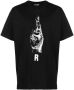 Raf Simons T-shirt met print Zwart - Thumbnail 1