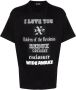 Raf Simons T-shirt met tekst Zwart - Thumbnail 1