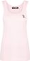 Raf Simons Tanktop met logoprint Roze - Thumbnail 1