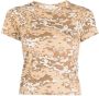 Rag & bone T-shirt met camouflageprint Bruin - Thumbnail 1