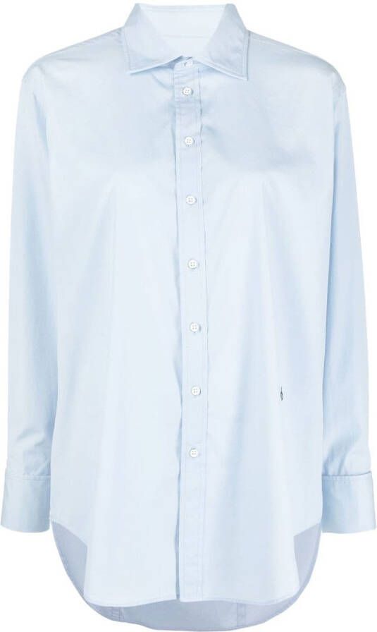 Rag & bone Button-up blouse Blauw