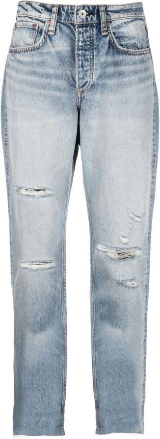 Rag & bone Cropped jeans Blauw