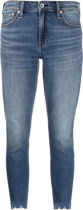 Rag & bone Cropped jeans Blauw