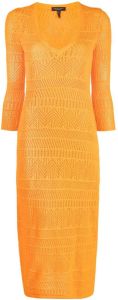 Rag & bone Gehaakte jurk Oranje
